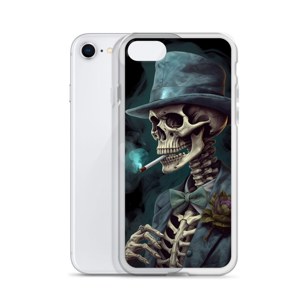 iPhone Case - Skeleton in Smoking Jacket