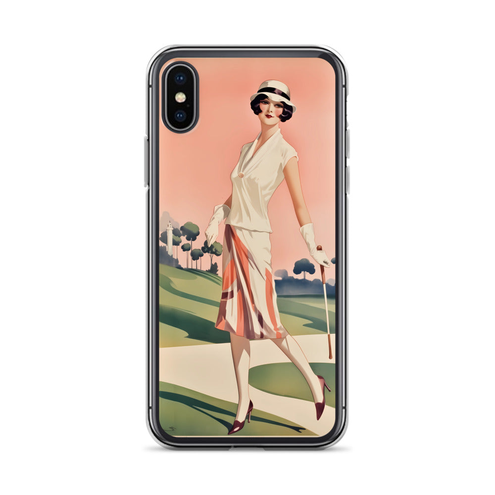 iPhone Case - Vintage Advert - Golfing Woman