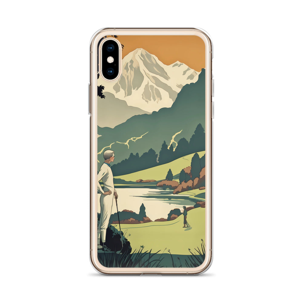 iPhone Case - Vintage Adverts - Mountain Golf