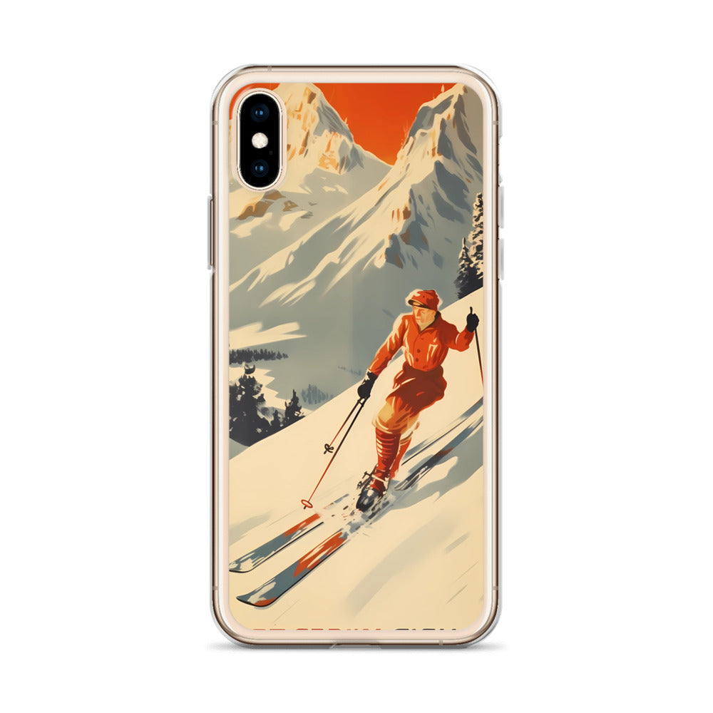 iPhone Case - Vintage Adverts - Swiss Skier