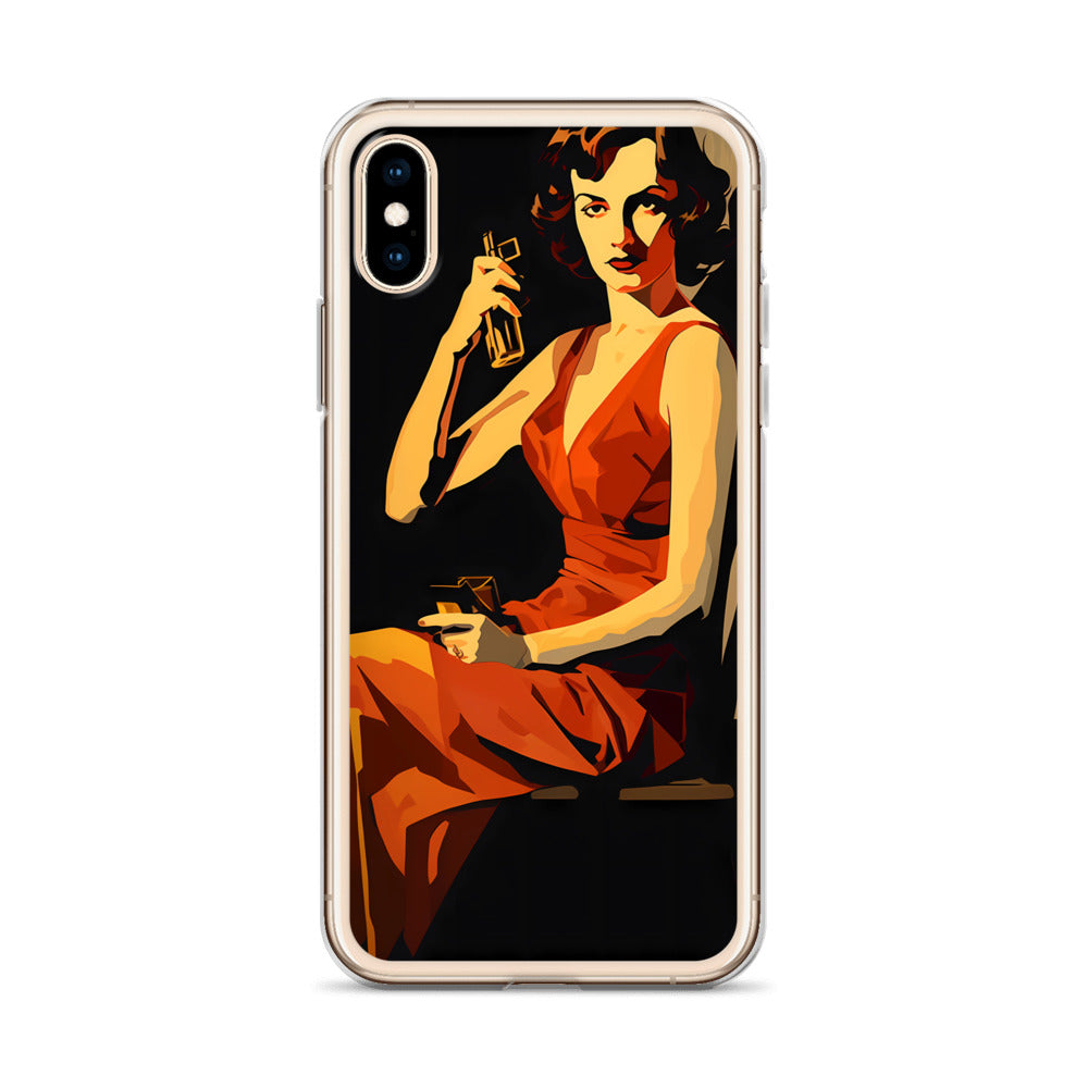 iPhone Case - Vintage Noir Pin-Up