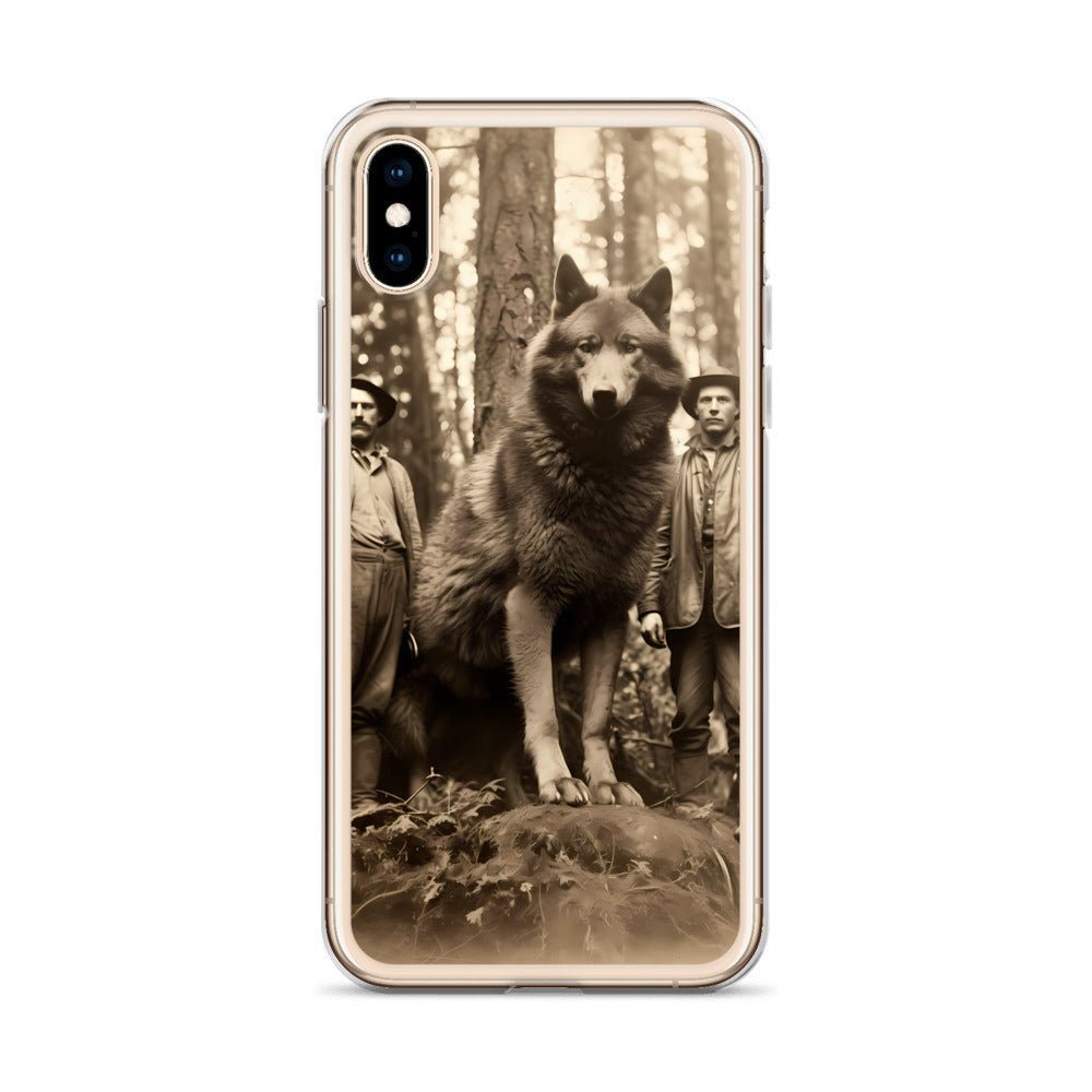 iPhone Case - The Logger and the Wolf