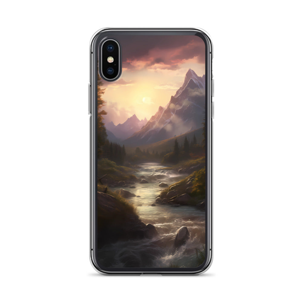 iPhone Case - Mountain Stream Sunrise