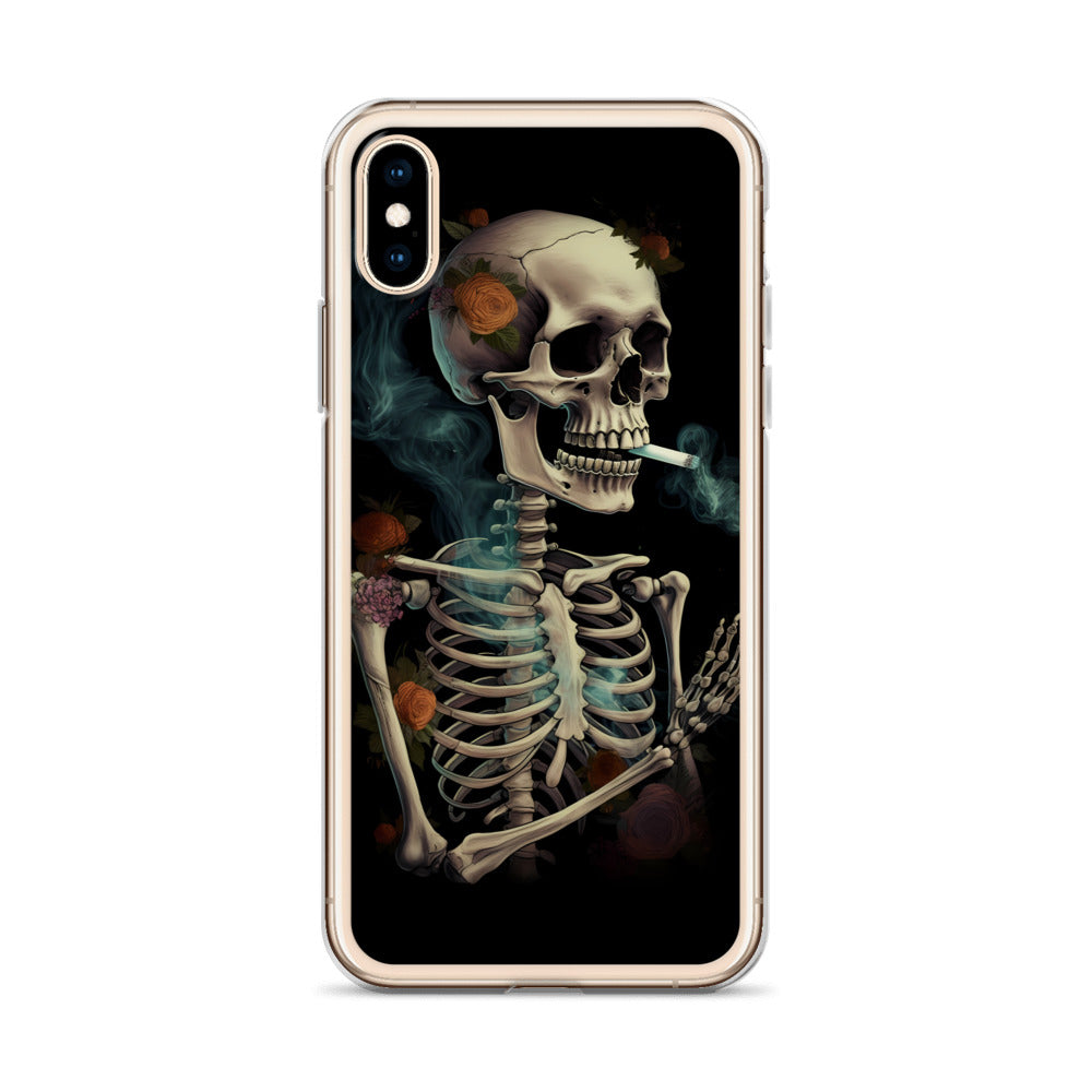 iPhone Case - Smoking Skeleton Dreams