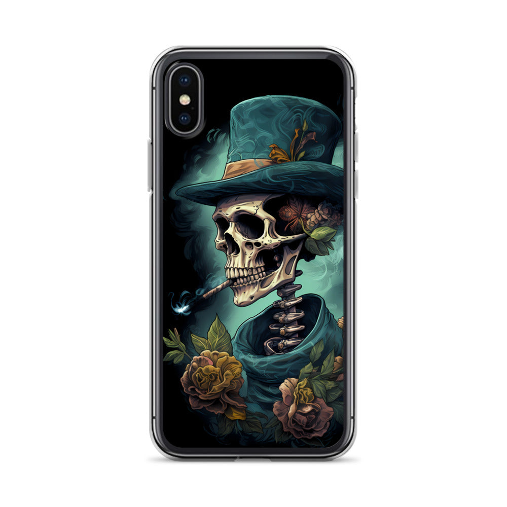 iPhone Case - Gothic Rose Skeleton