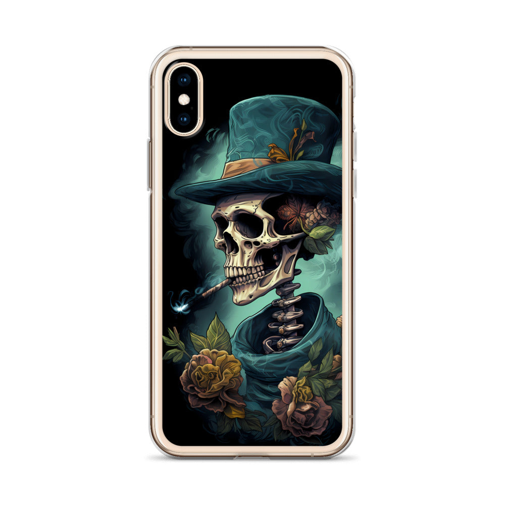 iPhone Case - Gothic Rose Skeleton