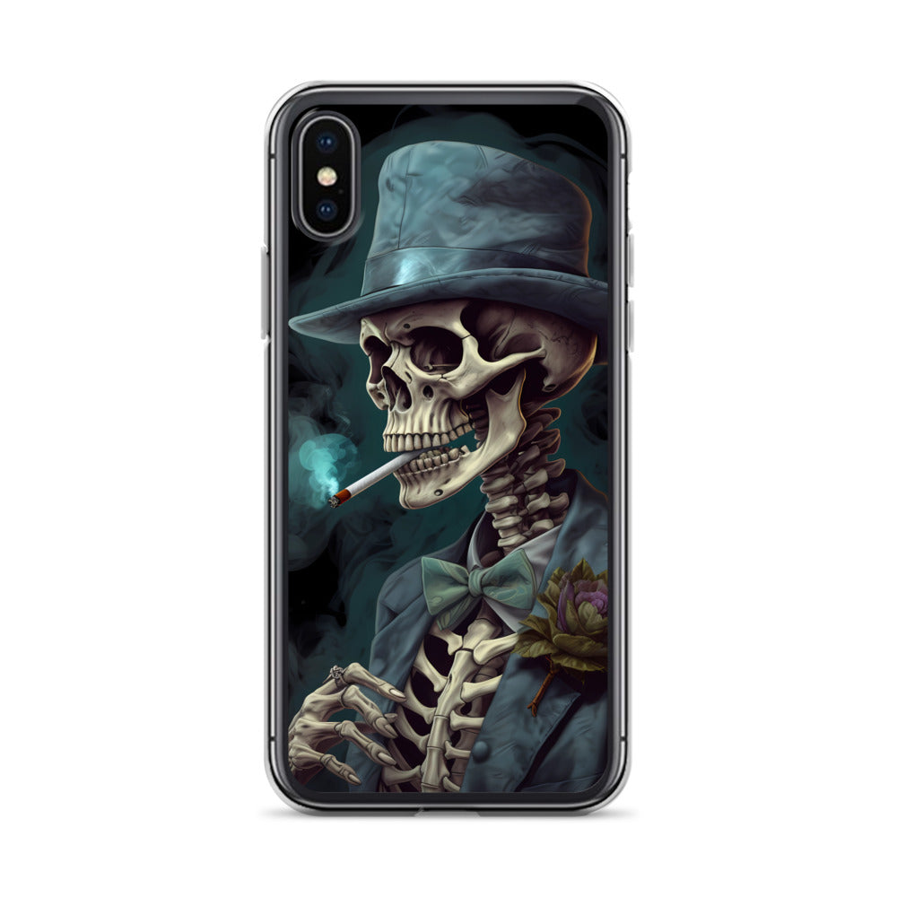 iPhone Case - Skeleton in Smoking Jacket