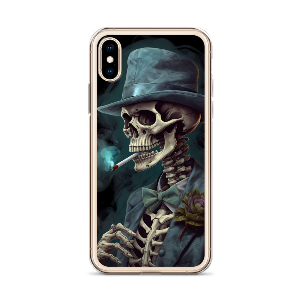 iPhone Case - Skeleton in Smoking Jacket