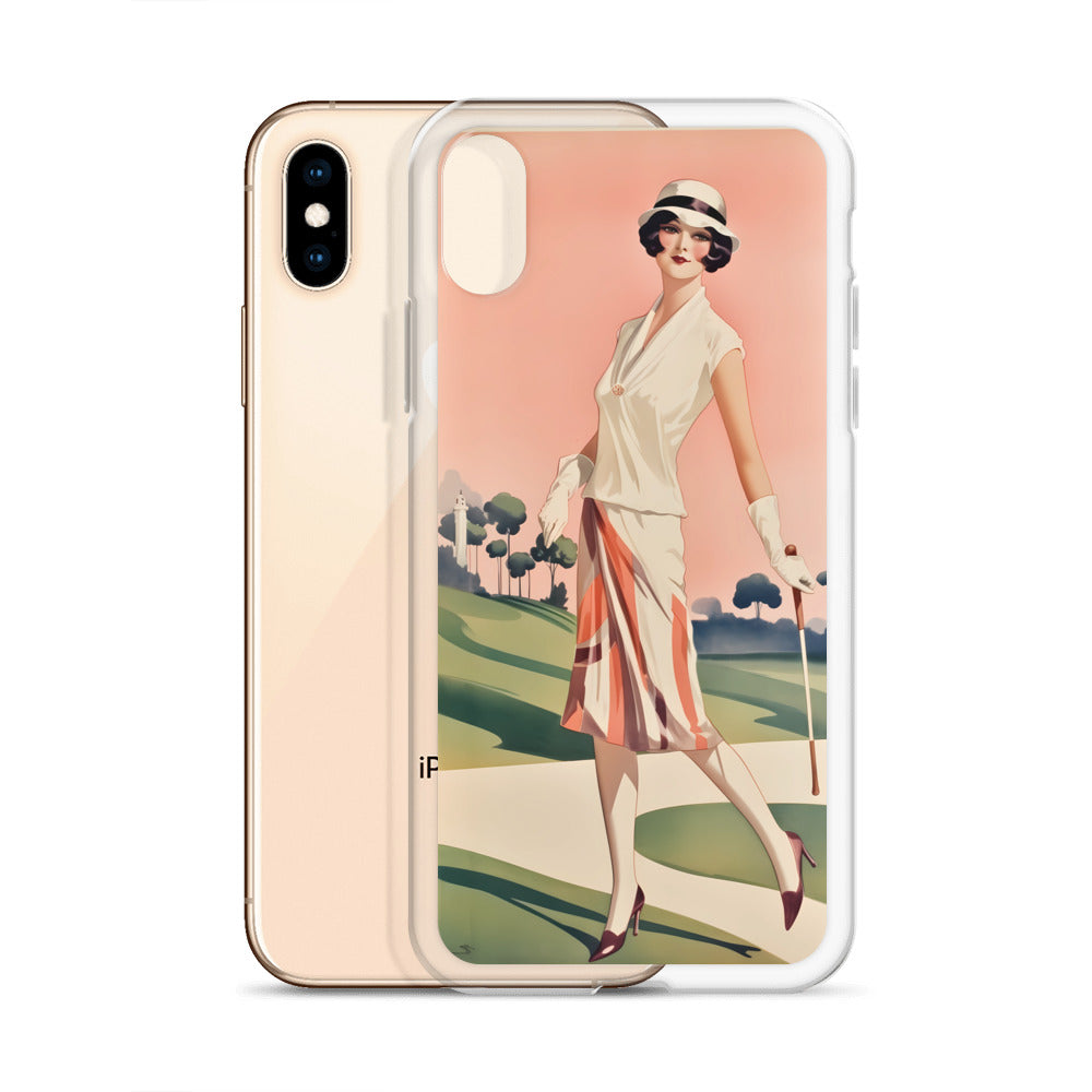 iPhone Case - Vintage Advert - Golfing Woman