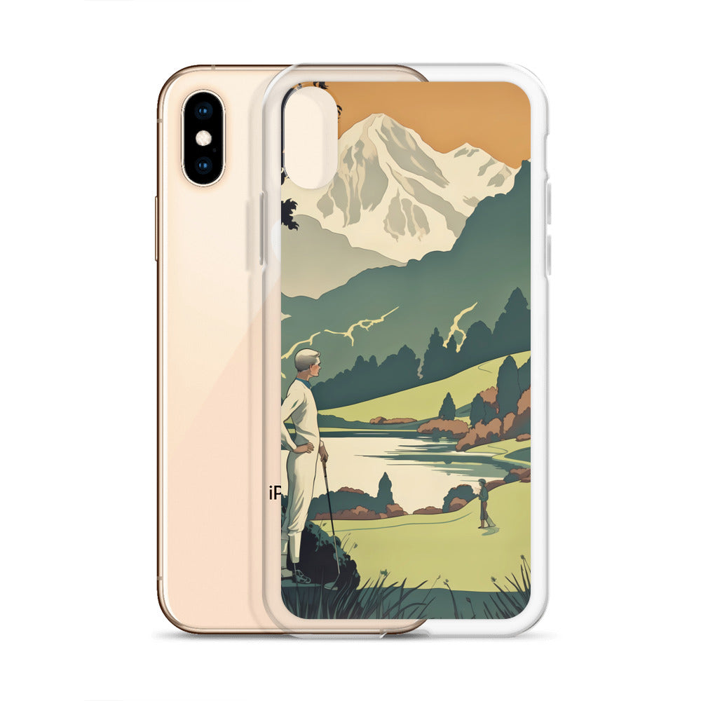 iPhone Case - Vintage Adverts - Mountain Golf