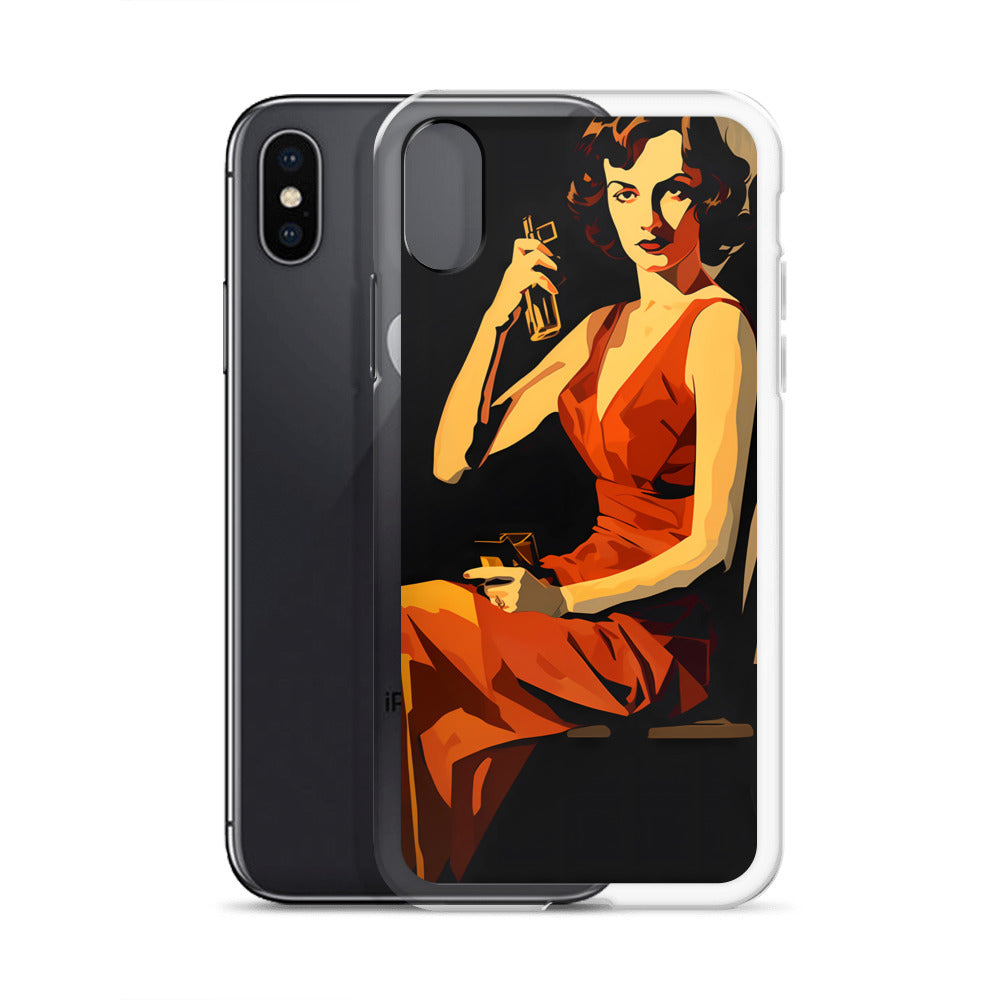 iPhone Case - Vintage Noir Pin-Up