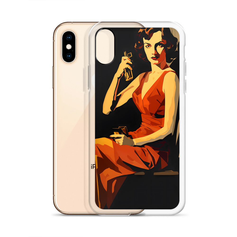 iPhone Case - Vintage Noir Pin-Up