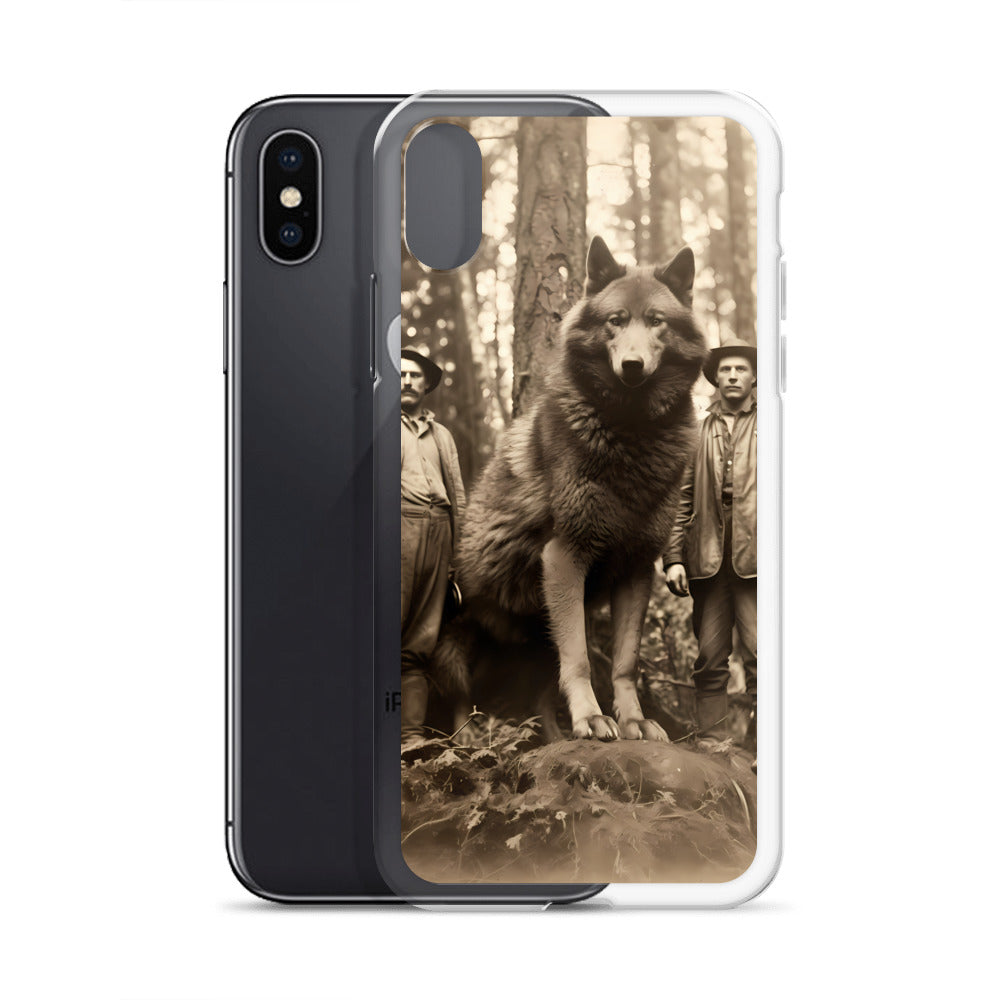 iPhone Case - The Logger and the Wolf