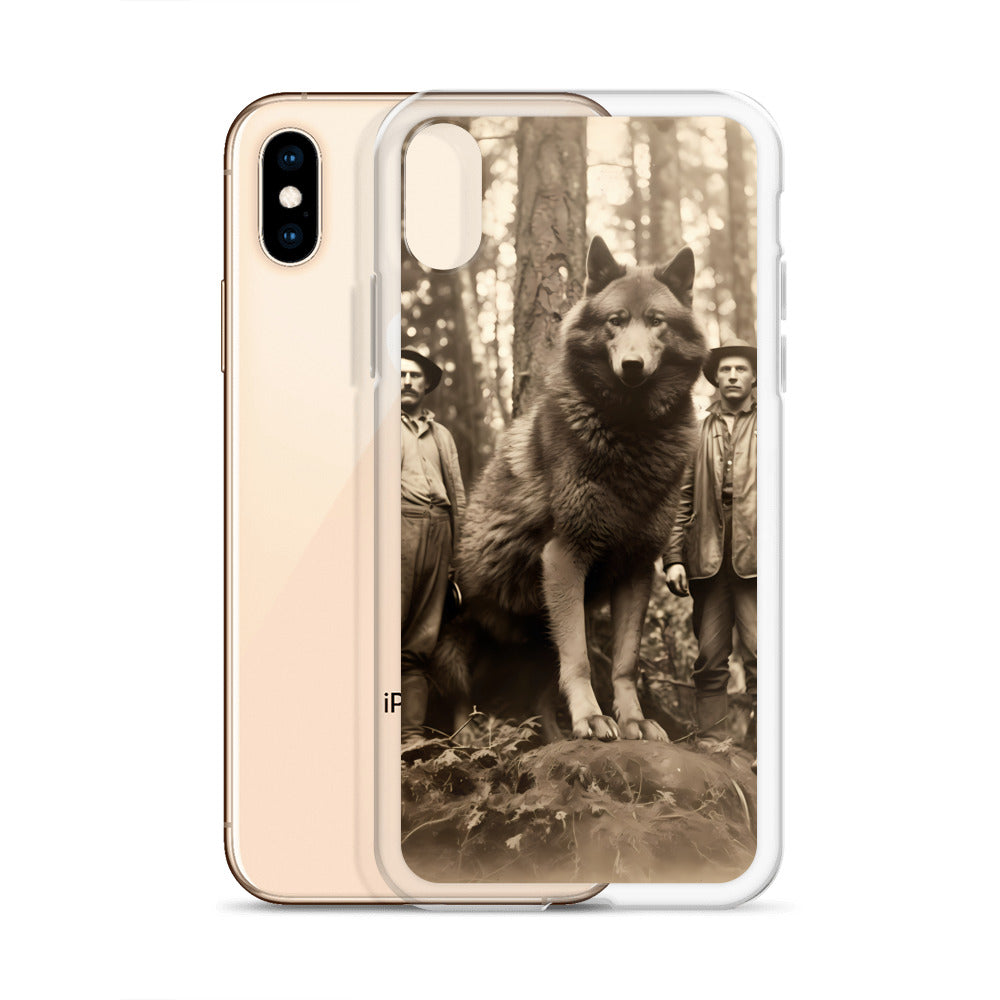 iPhone Case - The Logger and the Wolf