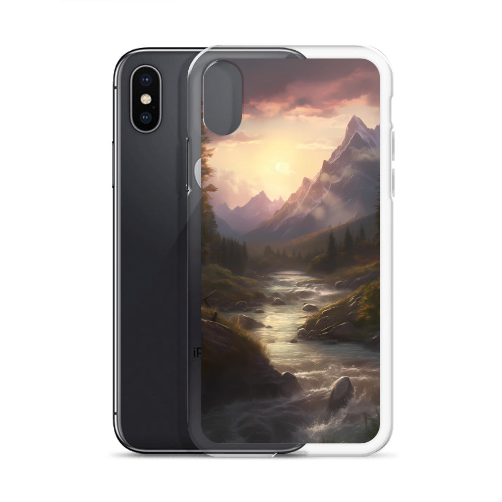 iPhone Case - Mountain Stream Sunrise