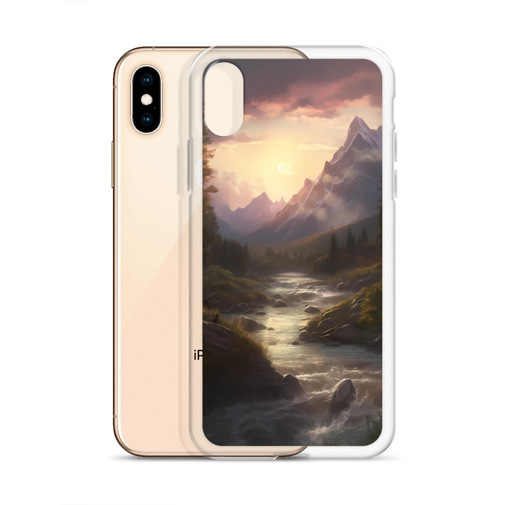 iPhone Case - Mountain Stream Sunrise