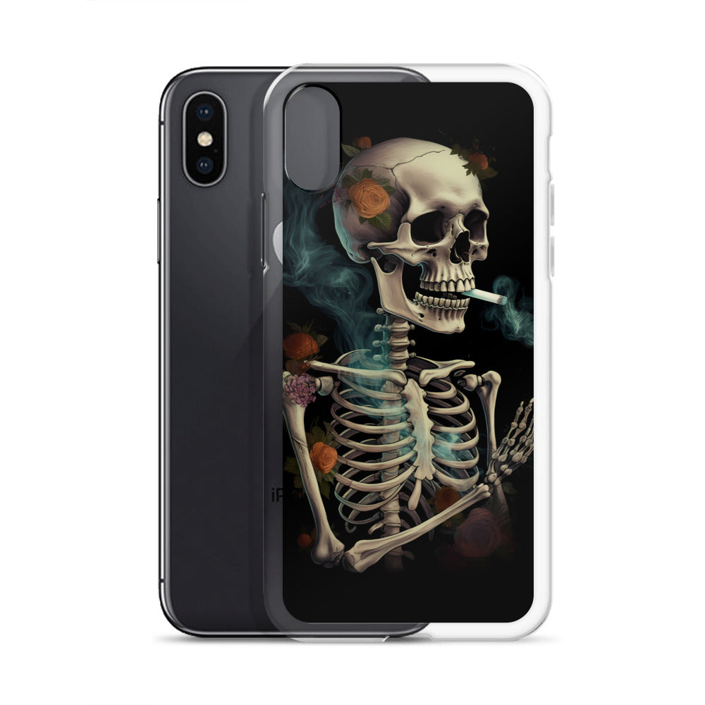 iPhone Case - Smoking Skeleton Dreams