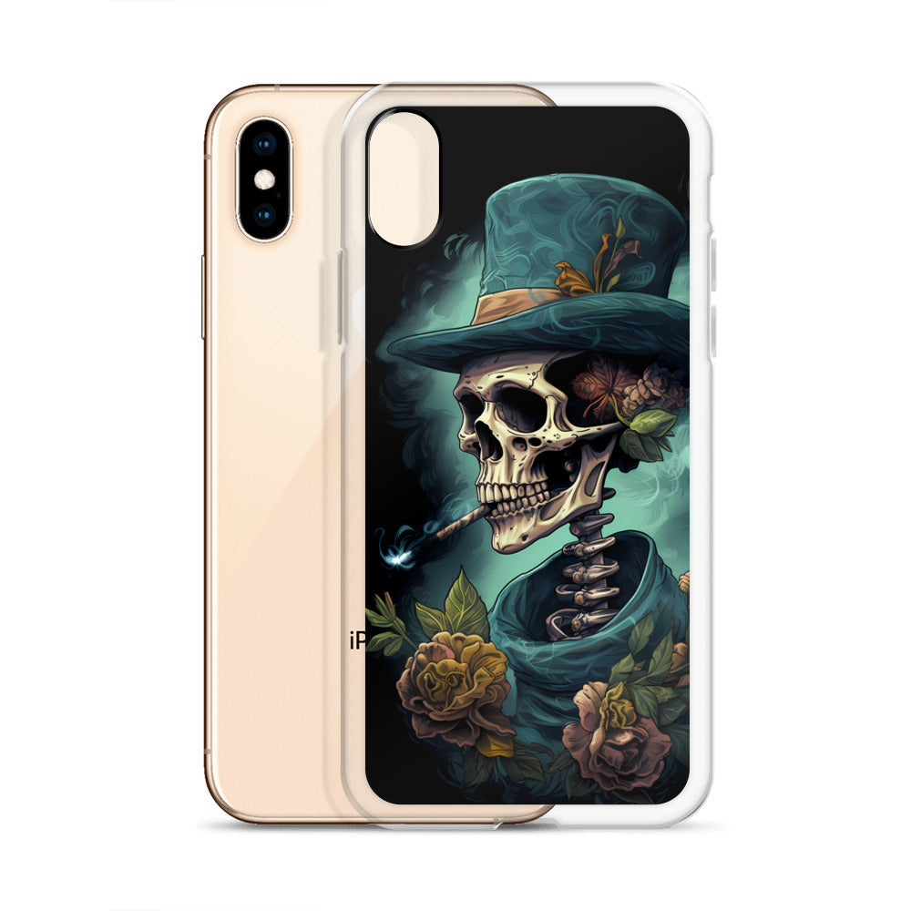 iPhone Case - Gothic Rose Skeleton