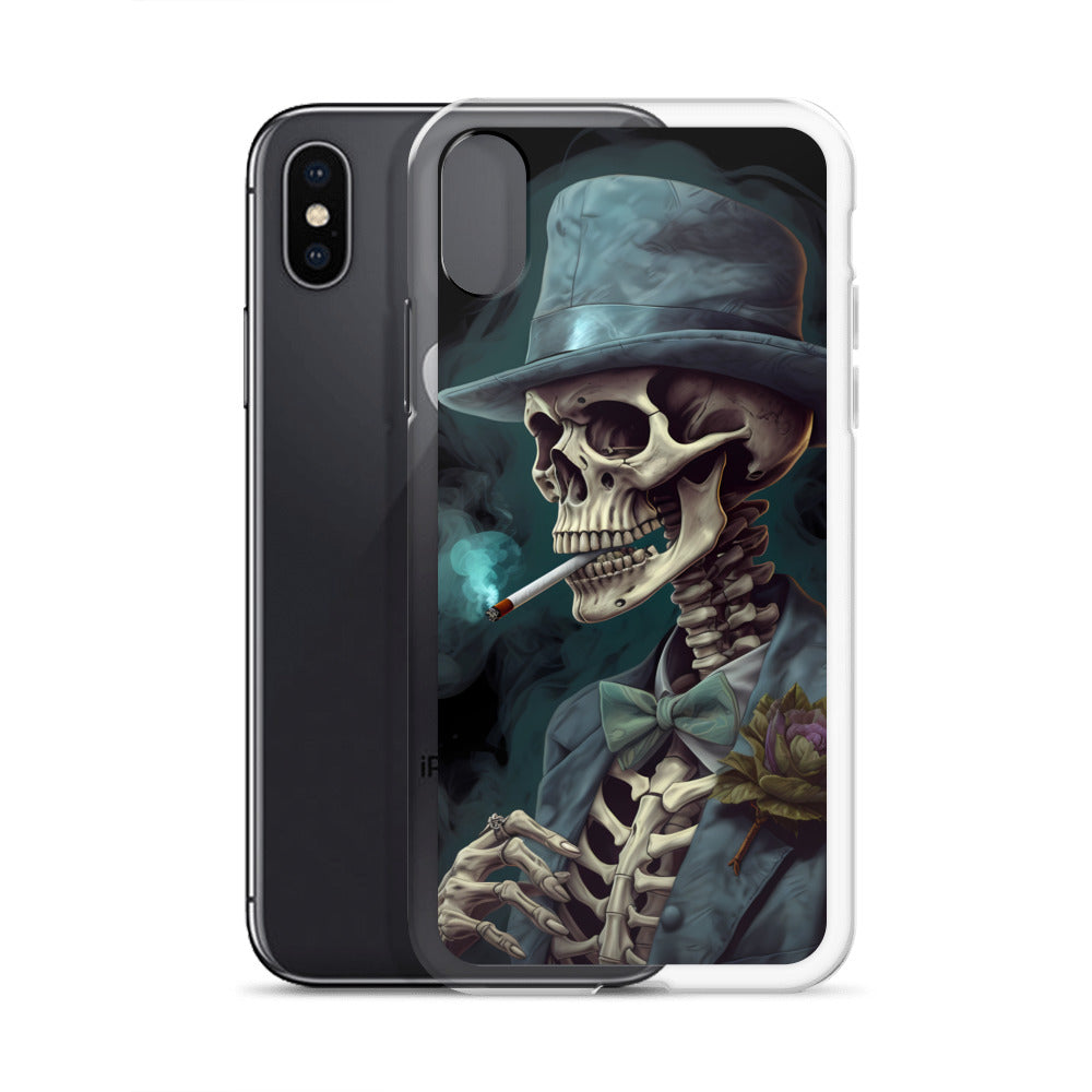 iPhone Case - Skeleton in Smoking Jacket