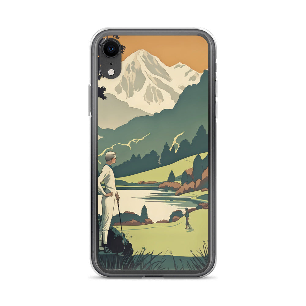 iPhone Case - Vintage Adverts - Mountain Golf