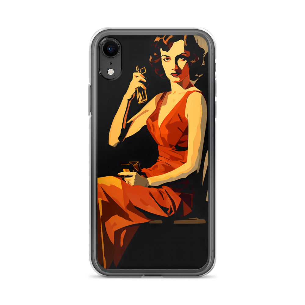 iPhone Case - Vintage Noir Pin-Up