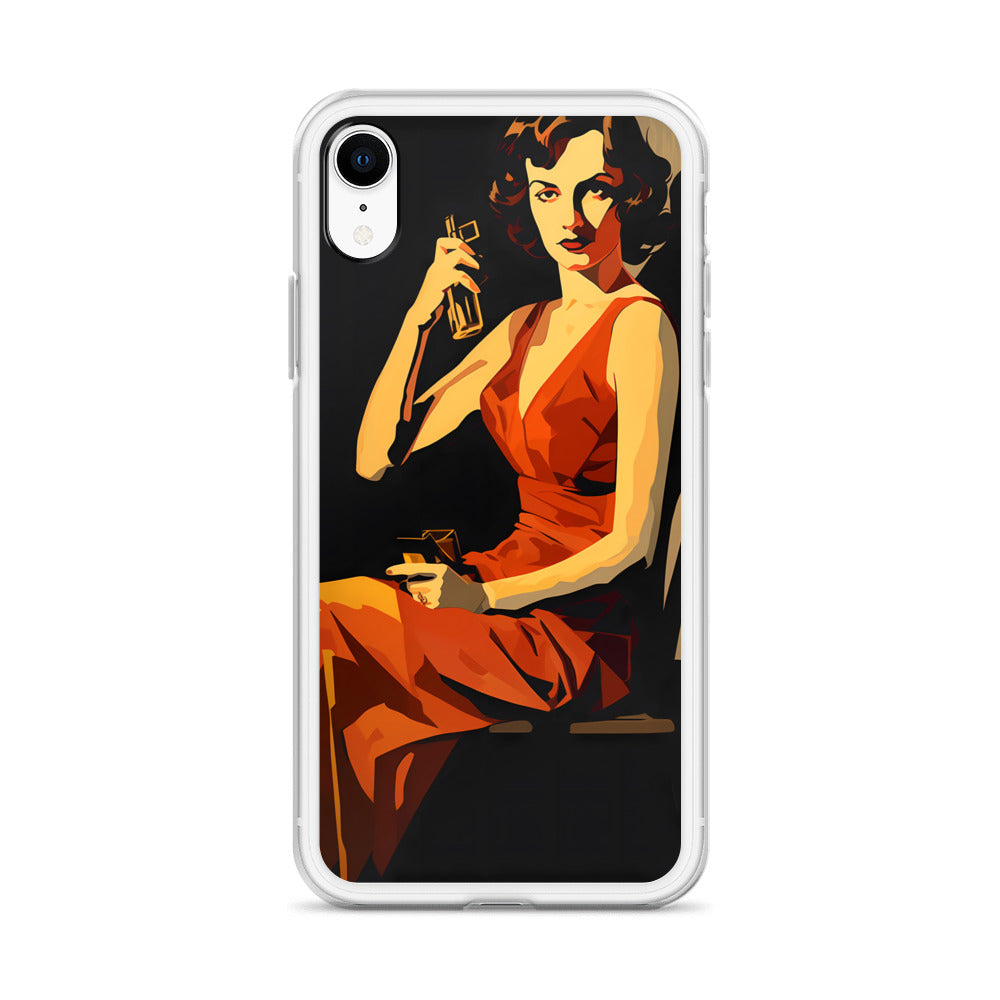 iPhone Case - Vintage Noir Pin-Up