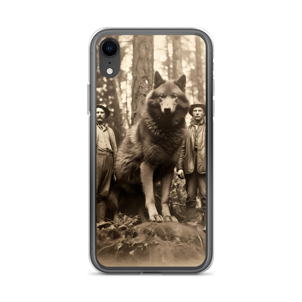 iPhone Case - The Logger and the Wolf