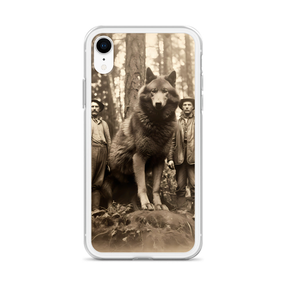 iPhone Case - The Logger and the Wolf