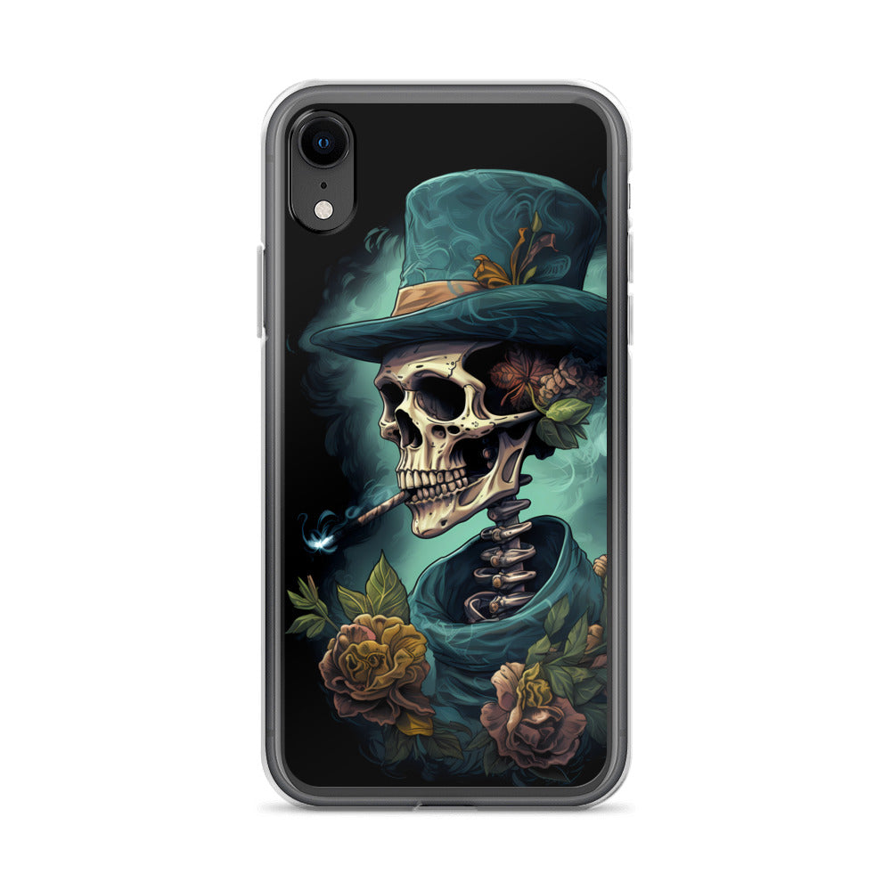 iPhone Case - Gothic Rose Skeleton