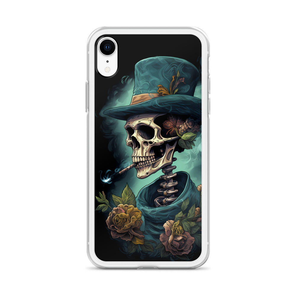 iPhone Case - Gothic Rose Skeleton