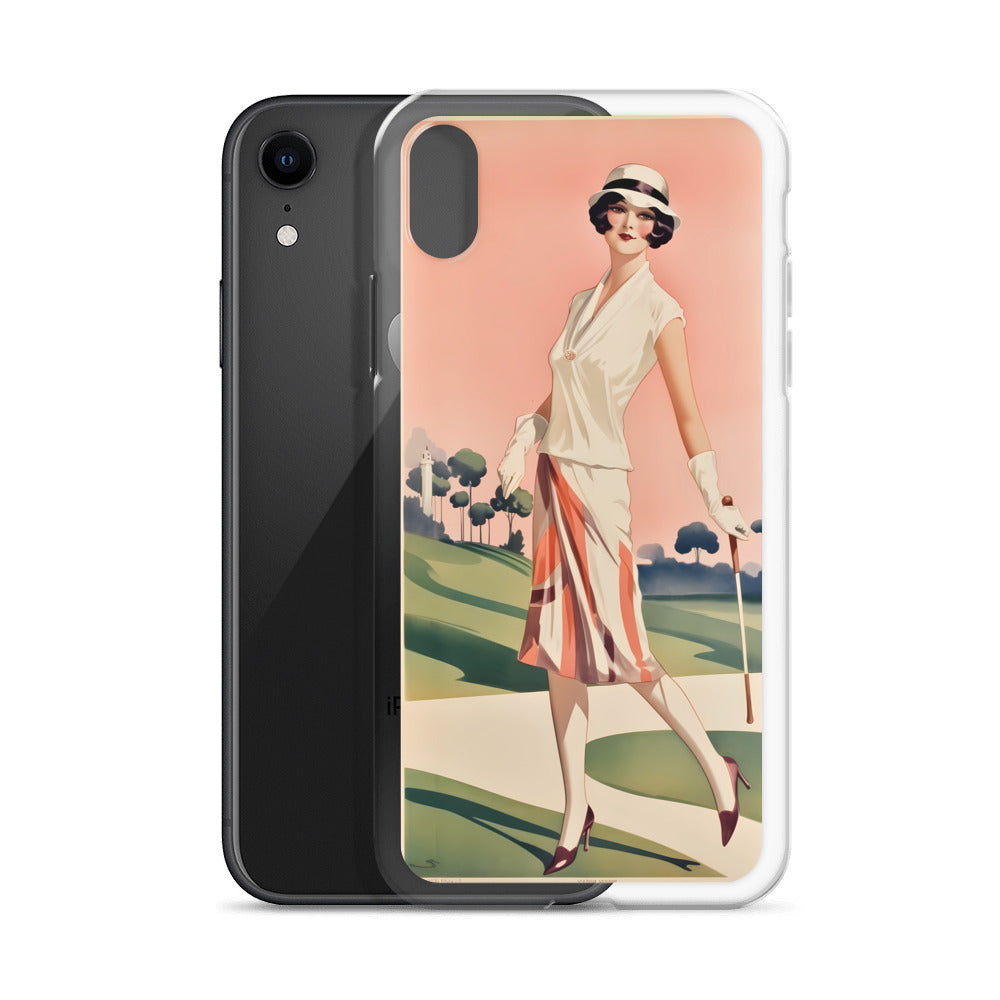 iPhone Case - Vintage Advert - Golfing Woman