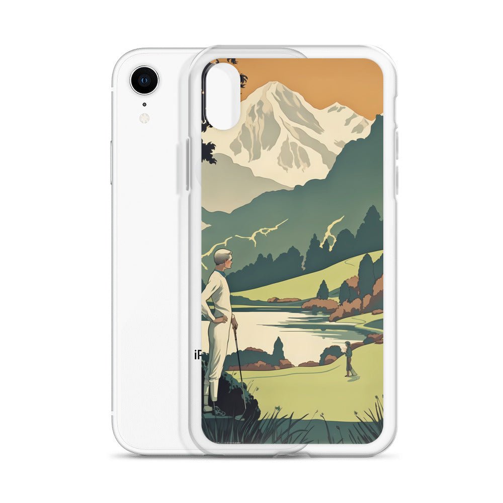 iPhone Case - Vintage Adverts - Mountain Golf