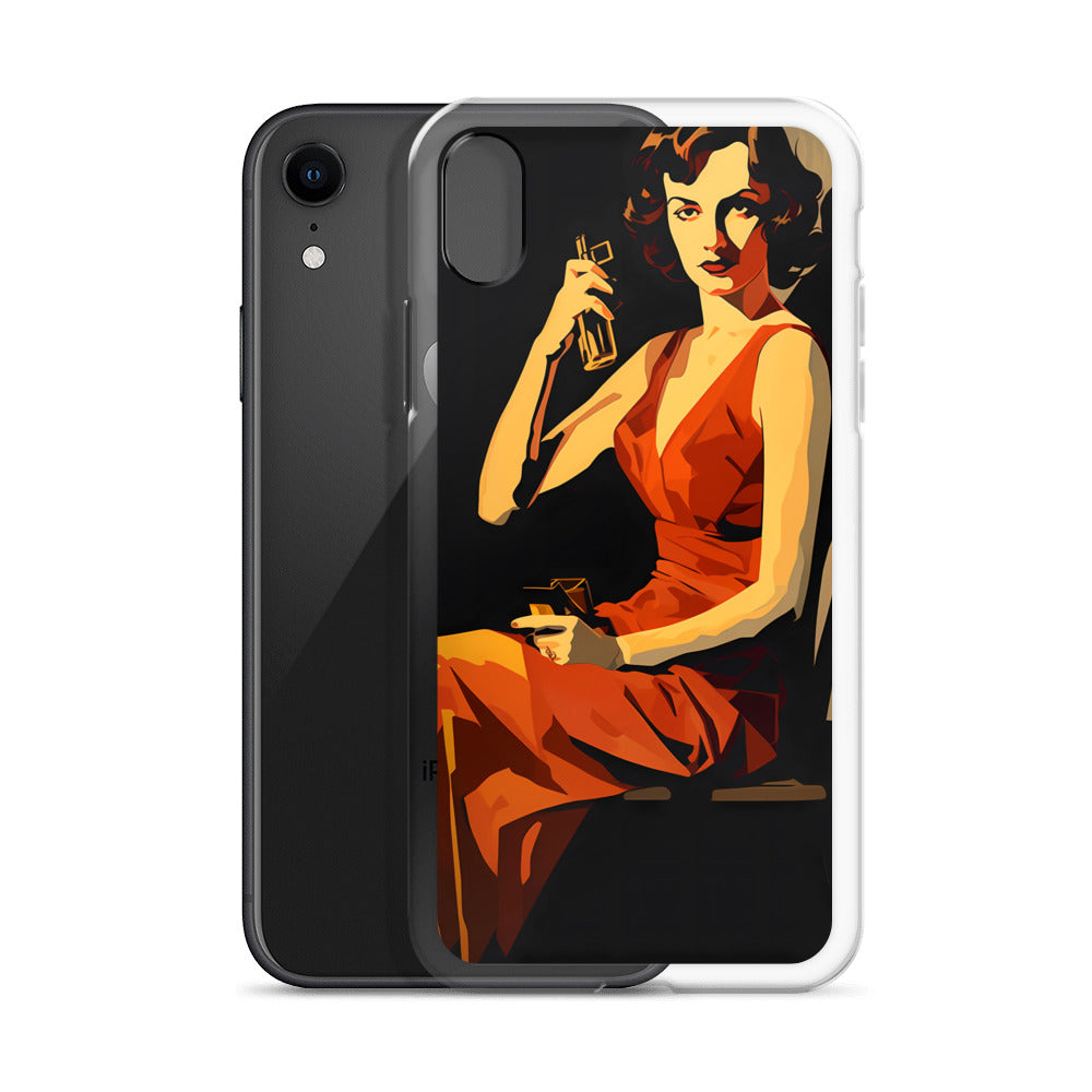 iPhone Case - Vintage Noir Pin-Up