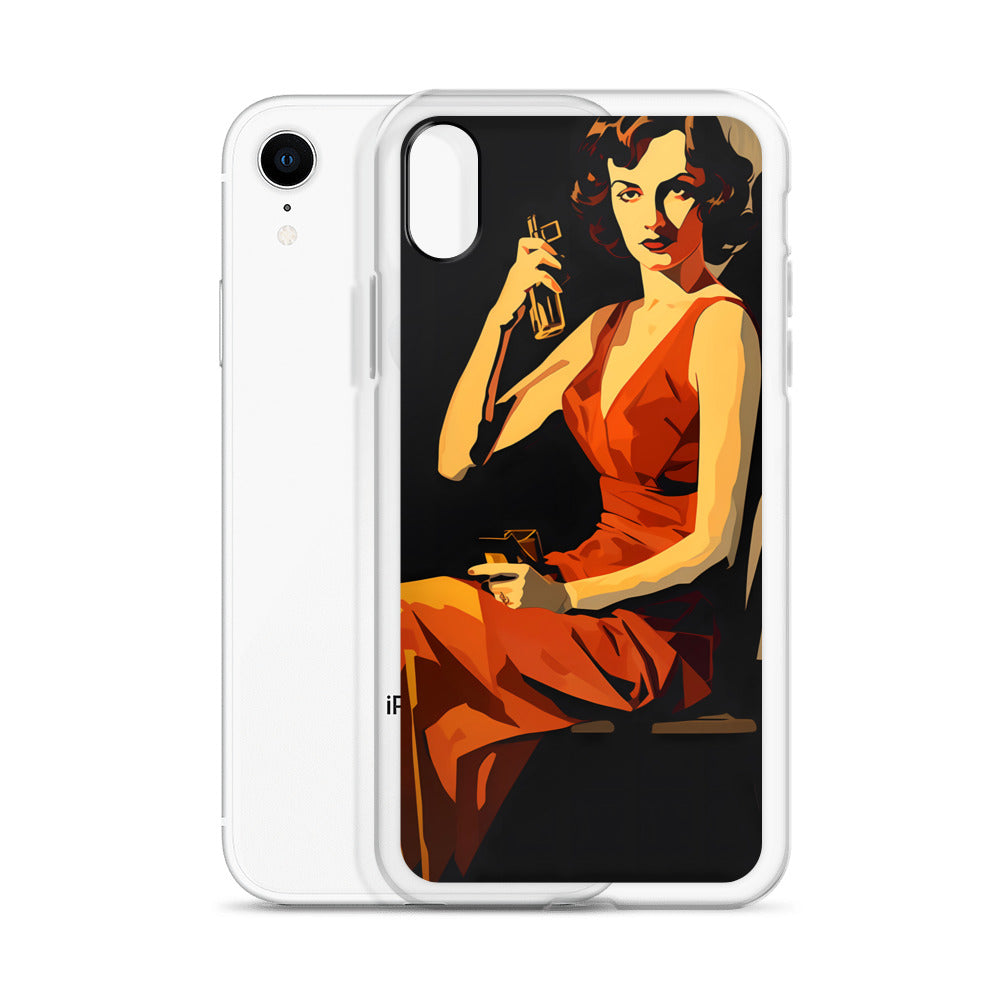 iPhone Case - Vintage Noir Pin-Up