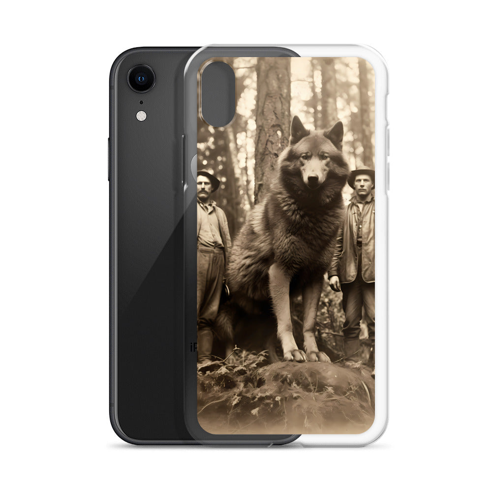 iPhone Case - The Logger and the Wolf