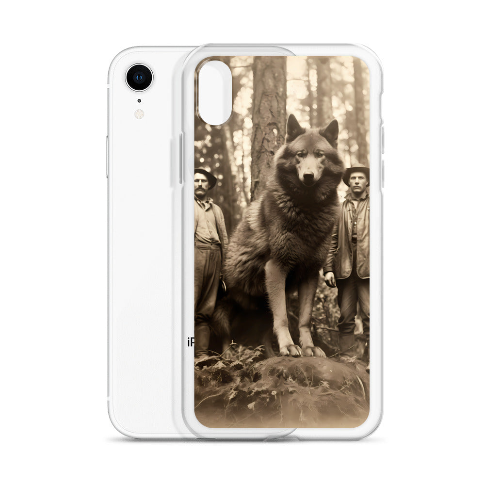 iPhone Case - The Logger and the Wolf