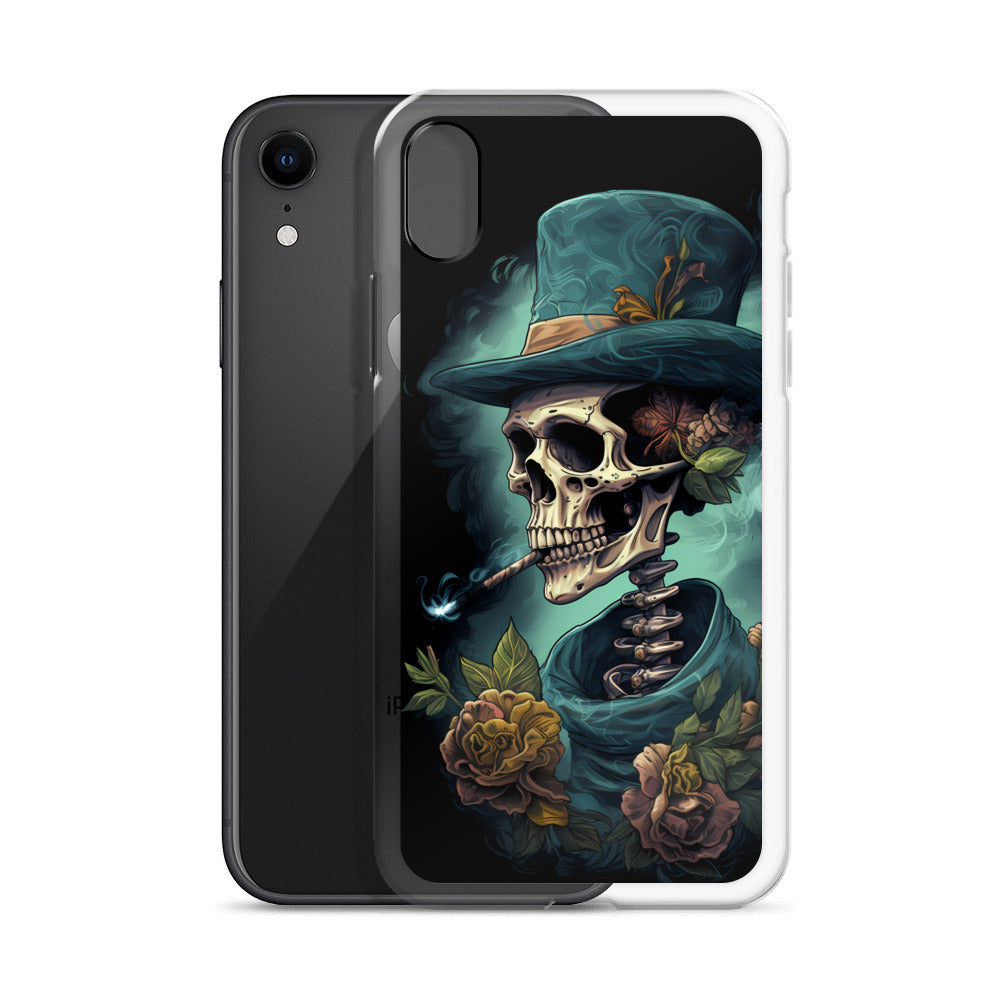 iPhone Case - Gothic Rose Skeleton