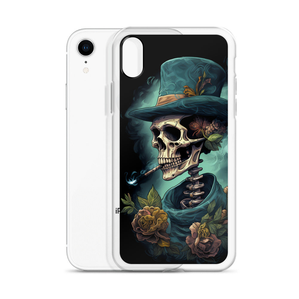 iPhone Case - Gothic Rose Skeleton