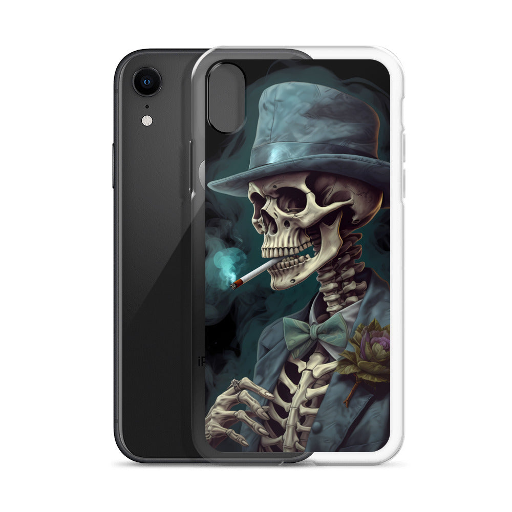 iPhone Case - Skeleton in Smoking Jacket