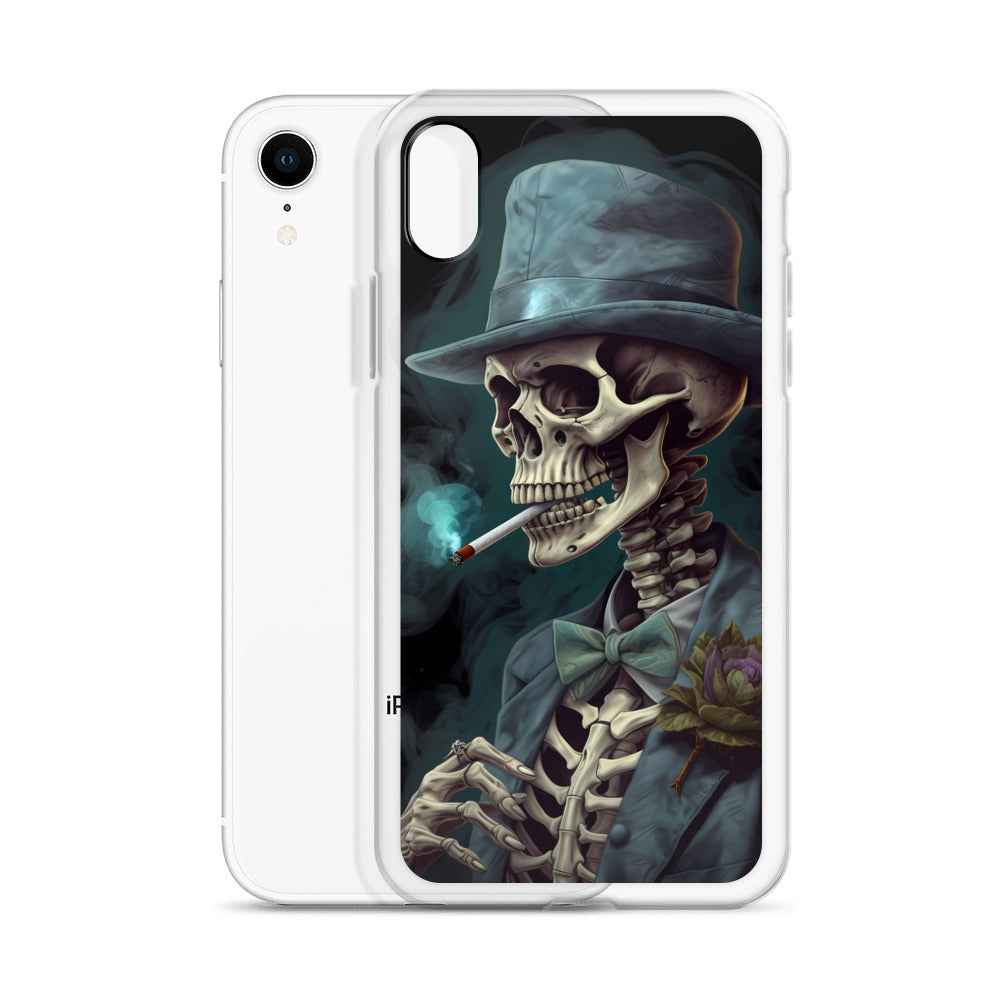 iPhone Case - Skeleton in Smoking Jacket