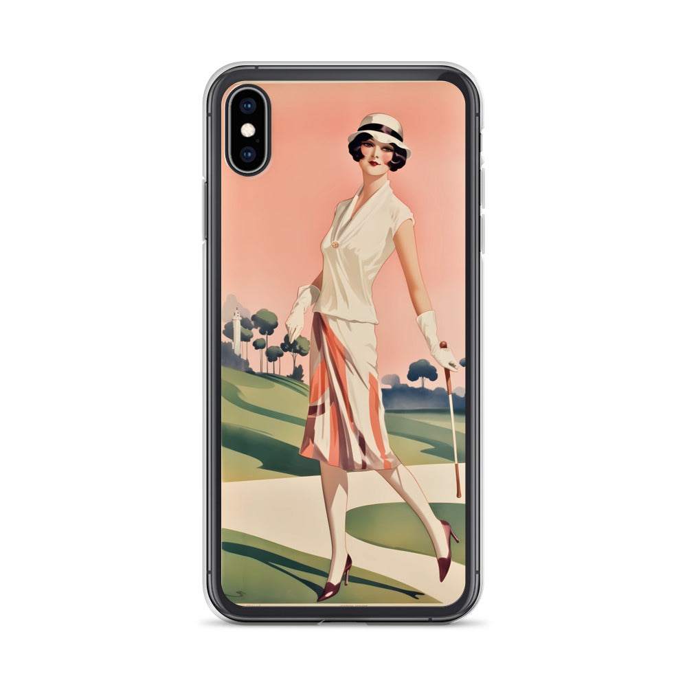 iPhone Case - Vintage Advert - Golfing Woman