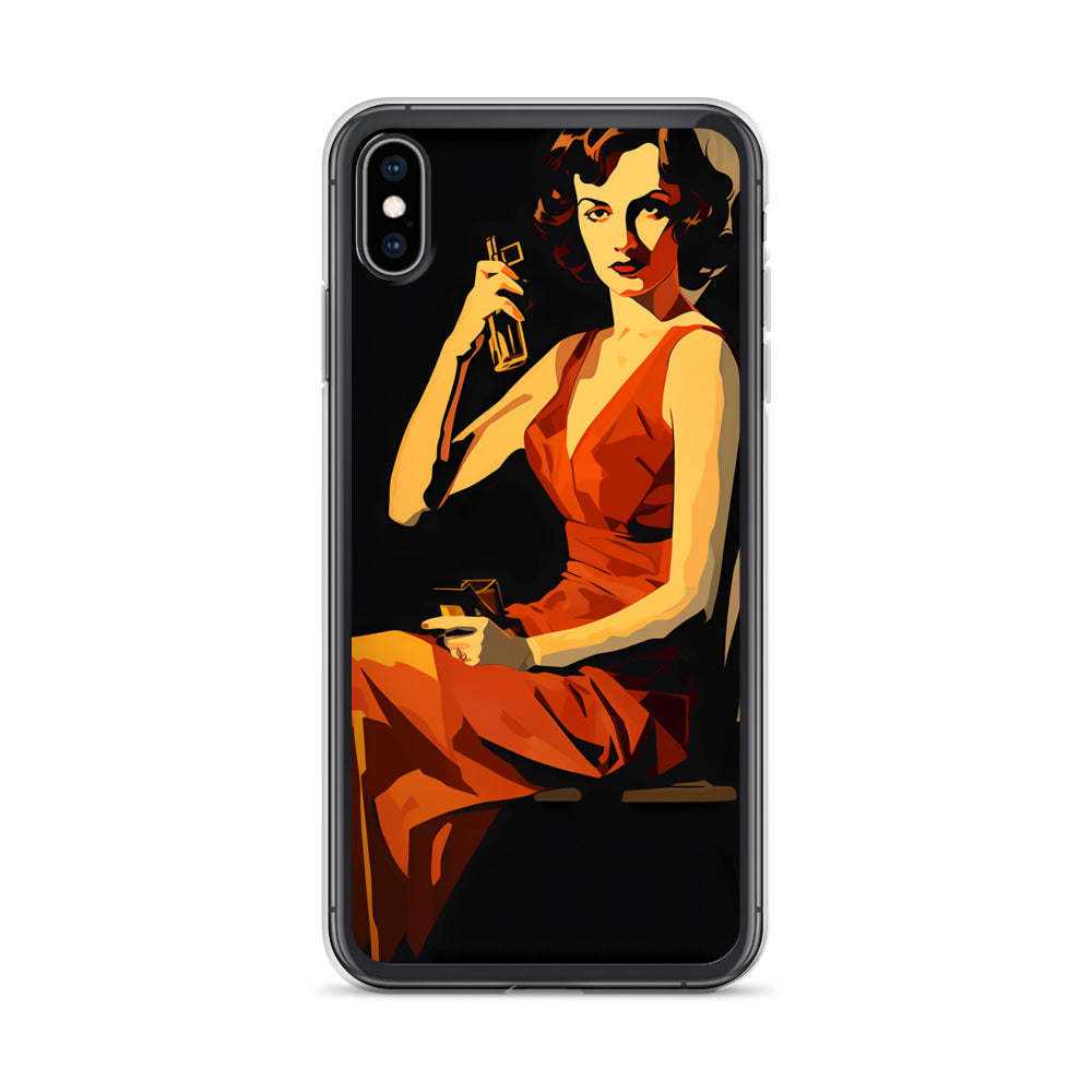 iPhone Case - Vintage Noir Pin-Up