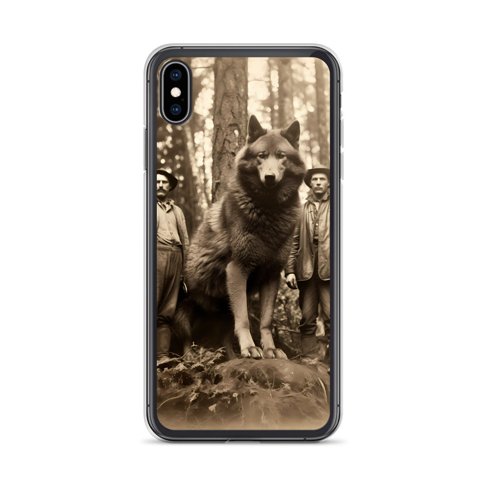 iPhone Case - The Logger and the Wolf