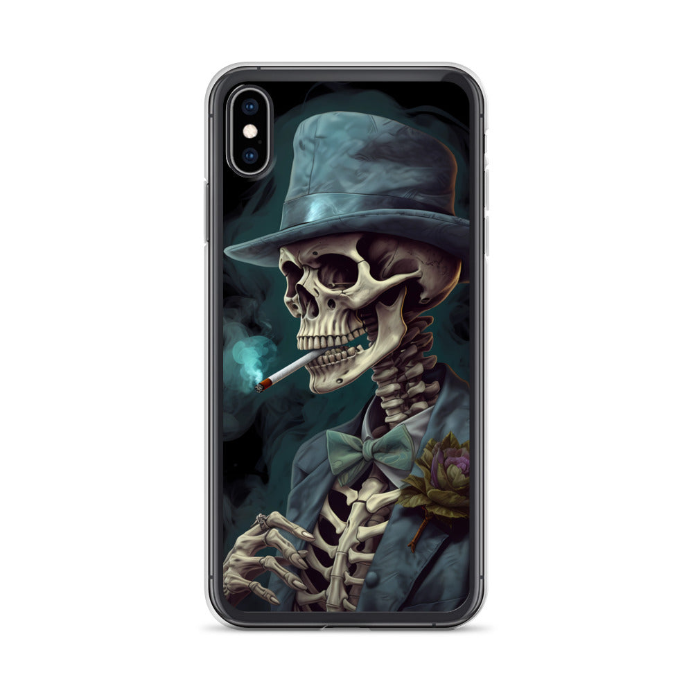 iPhone Case - Skeleton in Smoking Jacket