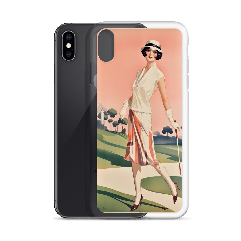 iPhone Case - Vintage Advert - Golfing Woman