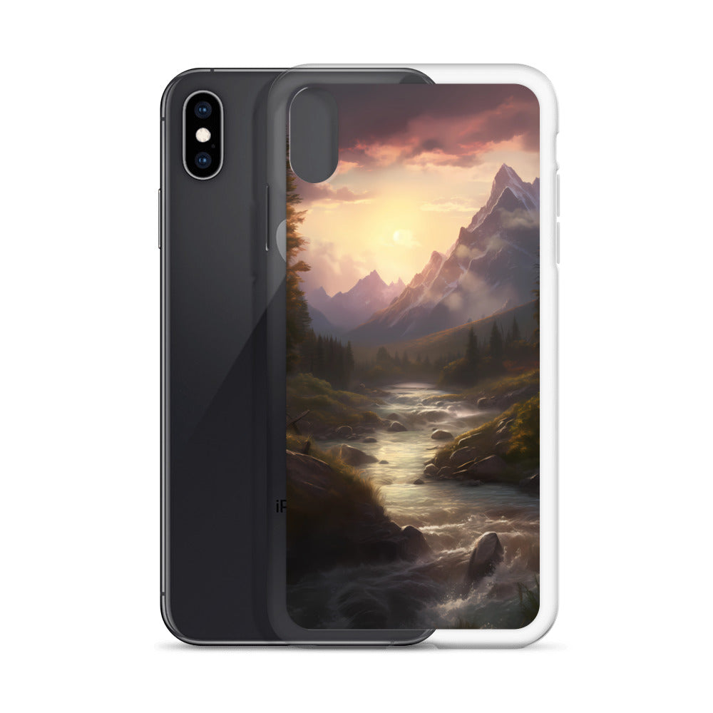 iPhone Case - Mountain Stream Sunrise