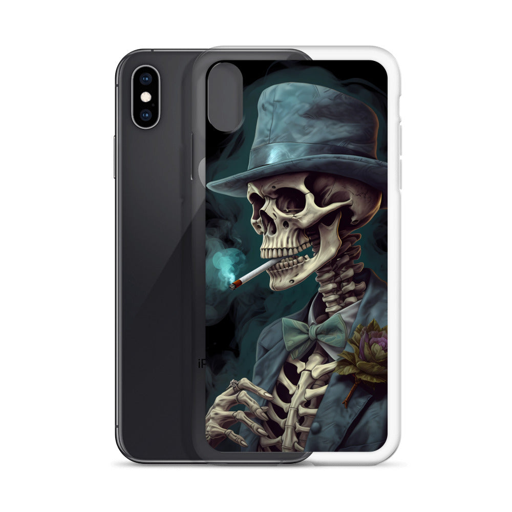 iPhone Case - Skeleton in Smoking Jacket