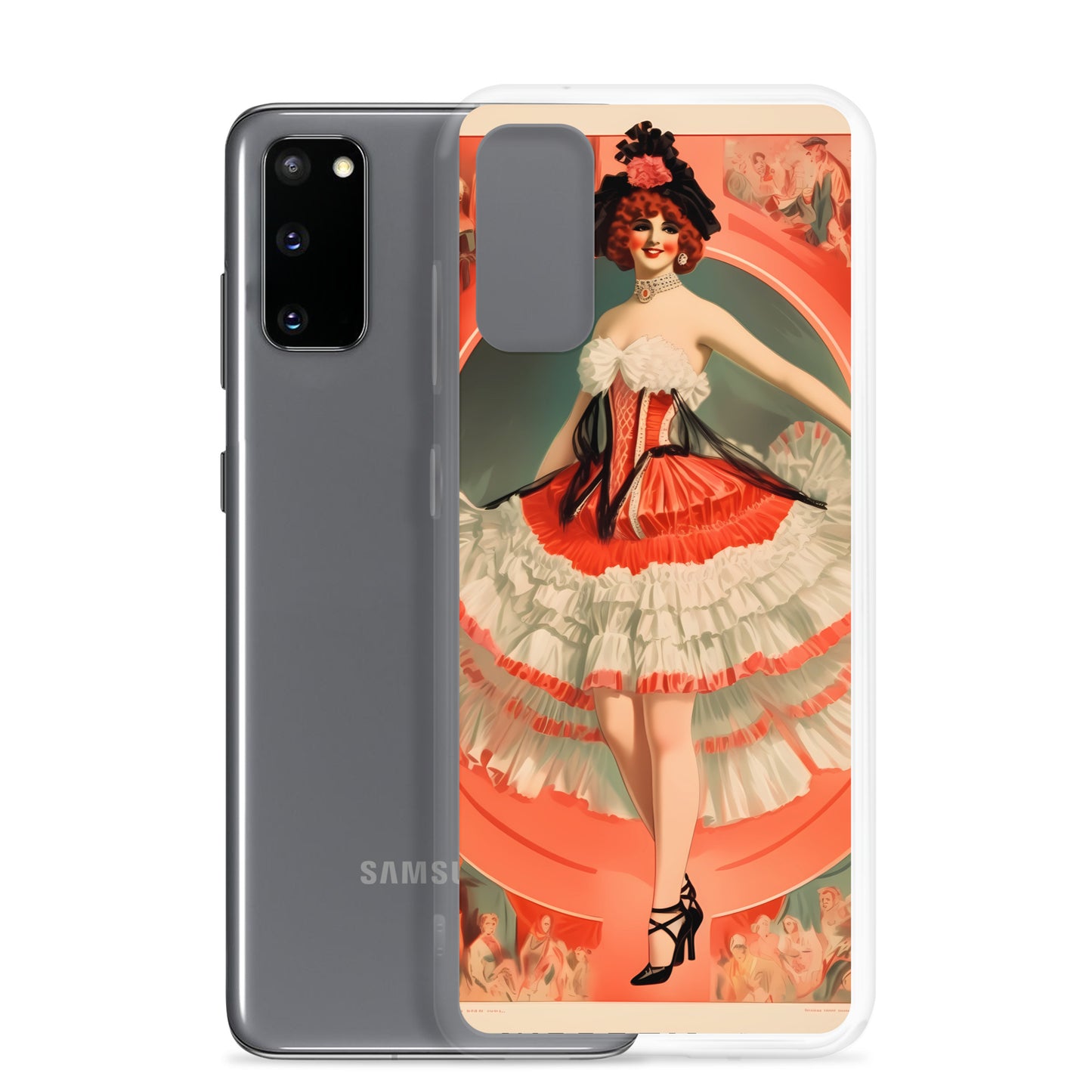 Samsung Case - Vintage Adverts - Can Can Dancer