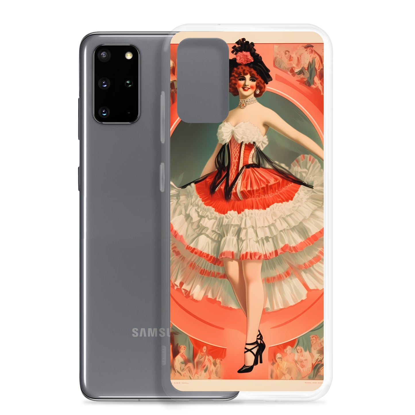 Samsung Case - Vintage Adverts - Can Can Dancer