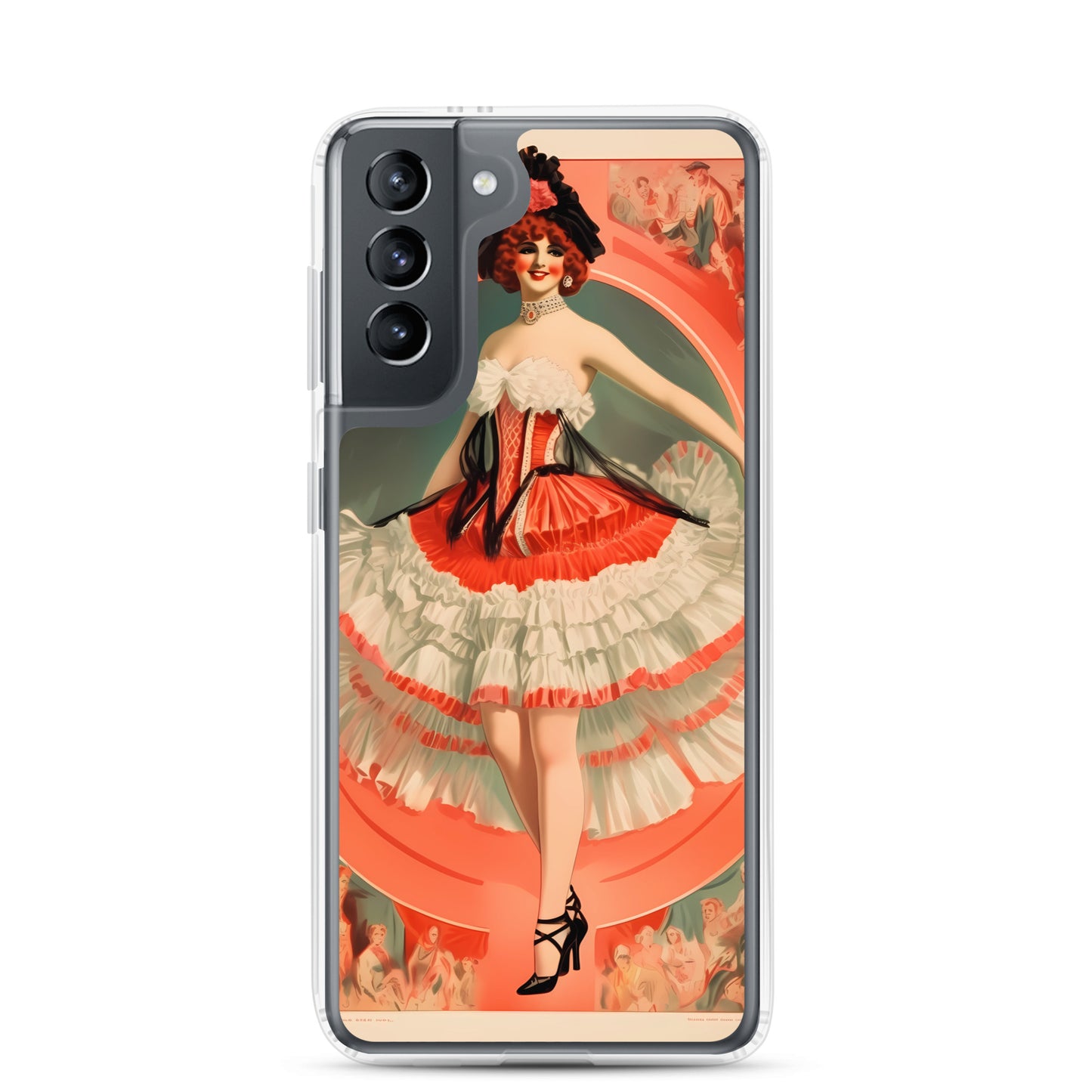 Samsung Case - Vintage Adverts - Can Can Dancer